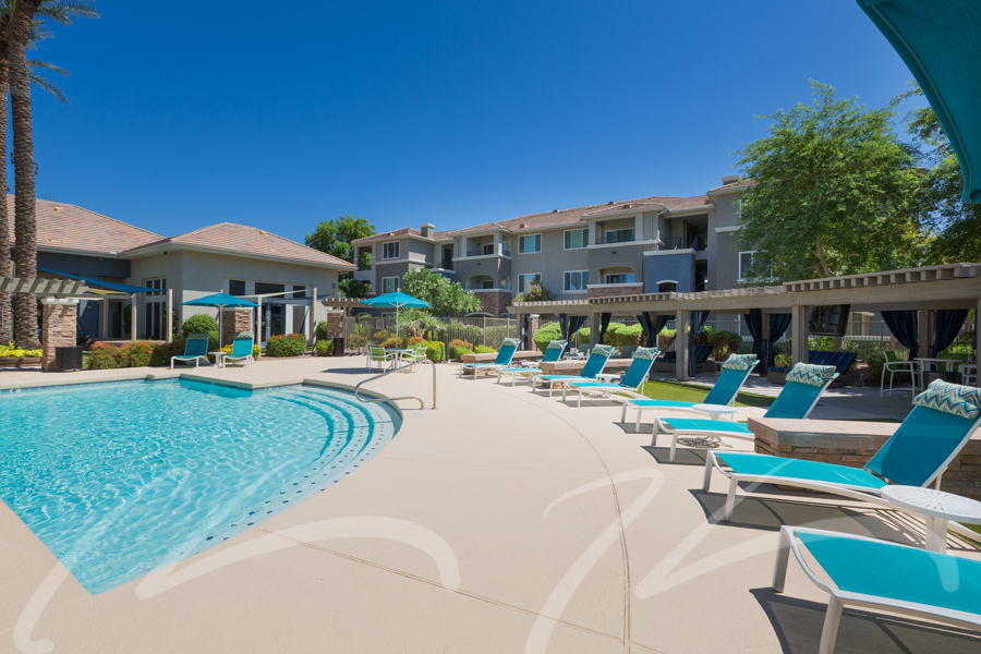 Cantera Apartment Fitness & Pool by Chad Ulam Photography Interiors